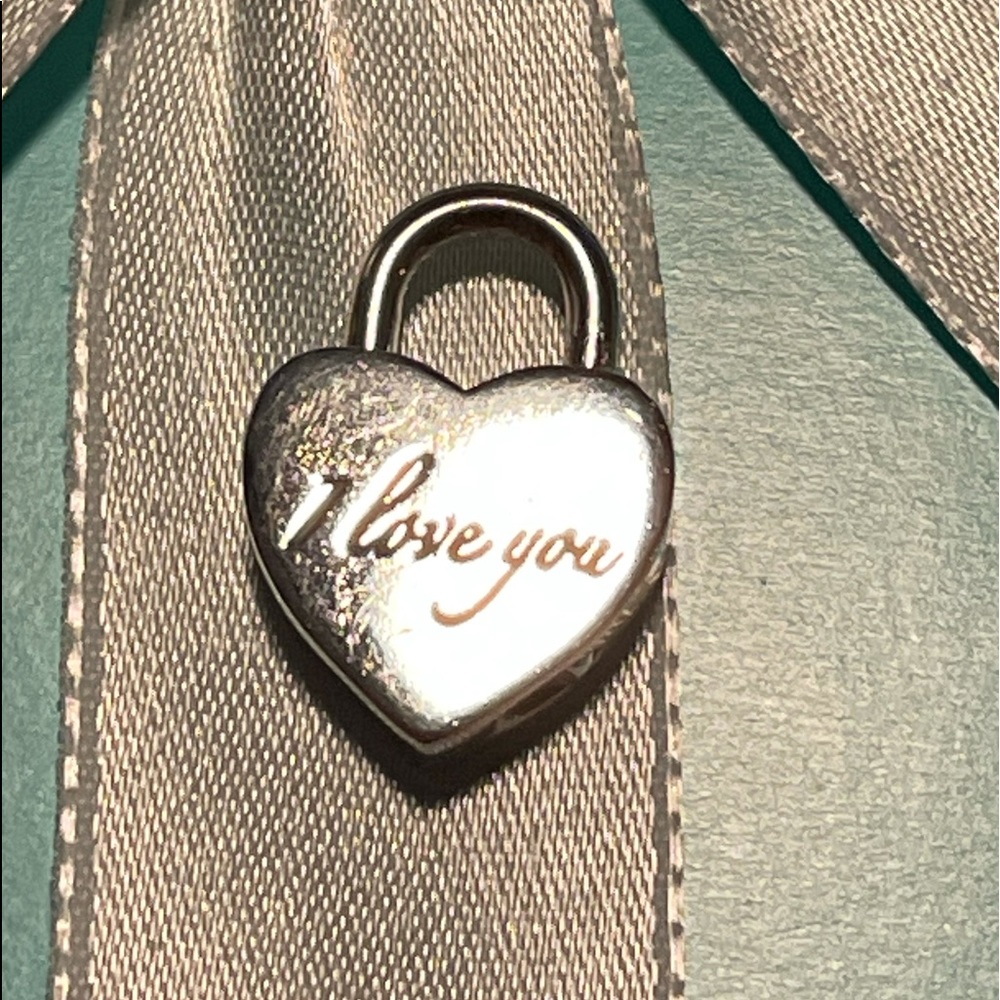 Tiffany & Co  I Love you Heart lock.